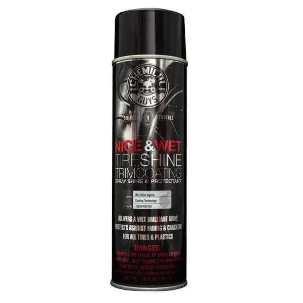 Chemical Guys Nice & Wet Tire Shine Protective Coating for Rubber/Plastic (Aerosol) thumbnail 2