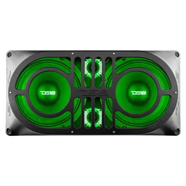 DS18 TJ/JK/JKU/JL/JLU Tailgate Enclosure Fits 2x 10in Speakers 2x 3in Tweeters Grill Included thumbnail 3