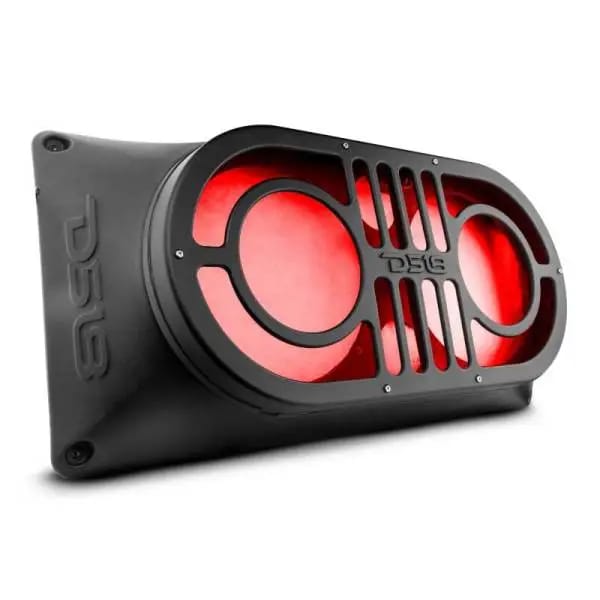 DS18 TJ/JK/JKU/JL/JLU Tailgate Enclosure Fits 2x 10in Speakers 2x 3in Tweeters Grill Included thumbnail 2