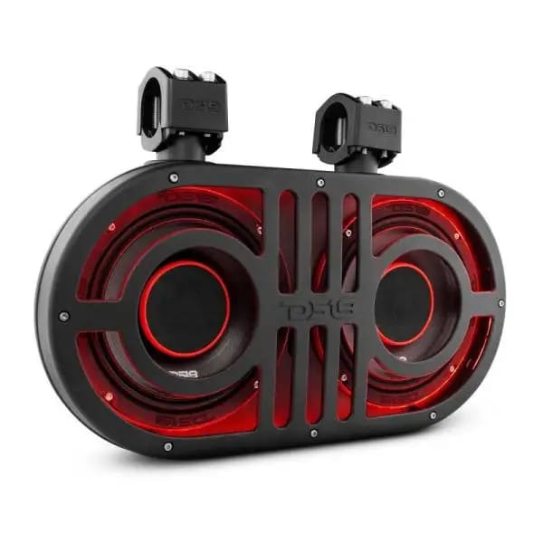 DS18 8in Rollcage Soundbar Loaded Built in RGB LED Lights 500 Watts RMS 2x PRO-HY8.4B Included thumbnail 2