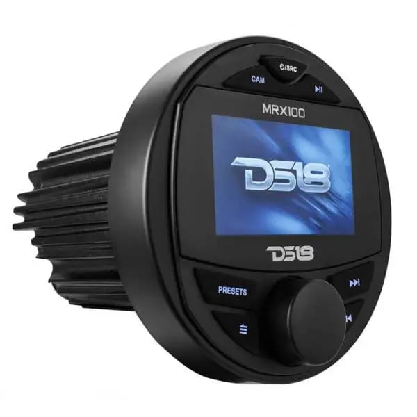 DS18 3in Color TFT Screen 2 Zones 4 volts Output BT RDS 4 x 50 Watts Silicone Cover Headunit MRX100 thumbnail 8