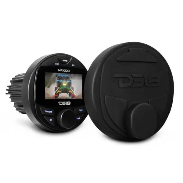 DS18 3in Color TFT Screen 2 Zones 4 volts Output BT RDS 4 x 50 Watts Silicone Cover Headunit MRX100 thumbnail 3