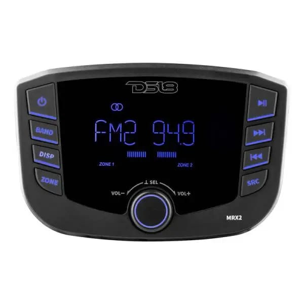 DS18 3in LCD screen 2 Zones 4 volts Output BT RDS 4 x 40 Watts Headunit thumbnail 3