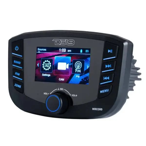 DS18 3in Color TFT Screen 3 Zones 4 volts Output BT RDS 4 x 50 Watts Headunit thumbnail 3