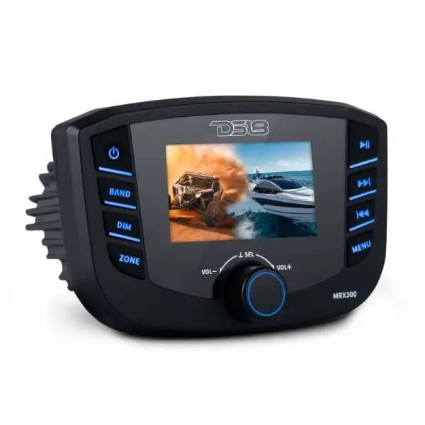DS18 3in Color TFT Screen 3 Zones 4 volts Output BT RDS 4 x 50 Watts Headunit thumbnail 4