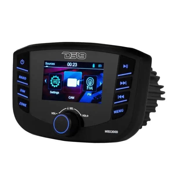 DS18 3in Color TFT Screen 3 Zones 4 volts Output BT RDS 4x 50 Watts DAB Europe Antenna Incl Headunit thumbnail 4