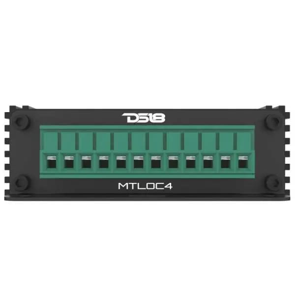 DS18 4-Chnl Speaker Emulator Remote Out Level Matching Controls LED Clip Indicator Hi/Low Converters thumbnail 2