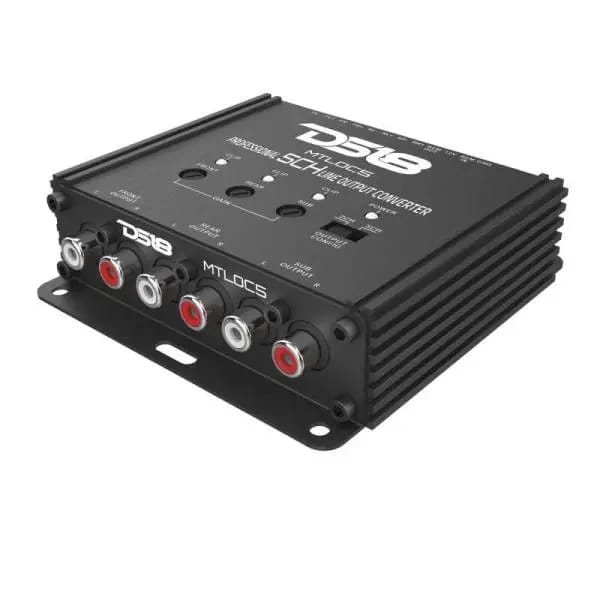 DS18 5-Chnl Speaker Emulator Remote Out Level Matching Controls LED Clip Indicator Hi/Low Converters