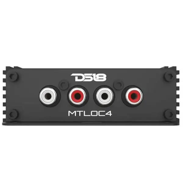 DS18 4-Chnl Speaker Emulator Remote Out Level Matching Controls LED Clip Indicator Hi/Low Converters thumbnail 4