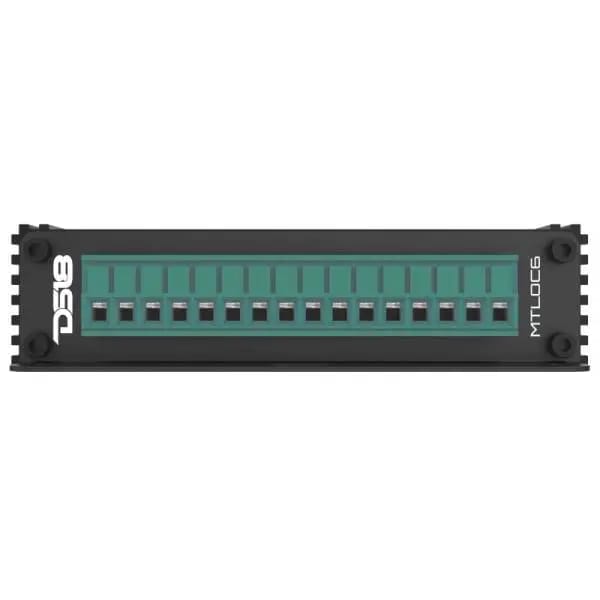 DS18 6-Chnl Speaker Emulator Remote Out Level Matching Controls LED Clip Indicator Hi/Low Converters thumbnail 2