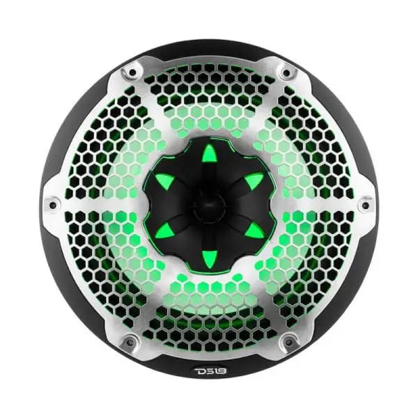 DS18 NXL-M Series Speaker w/ RGB LED Lights 10in 2-Way 200Watts RMS 4 ohm Black thumbnail 2