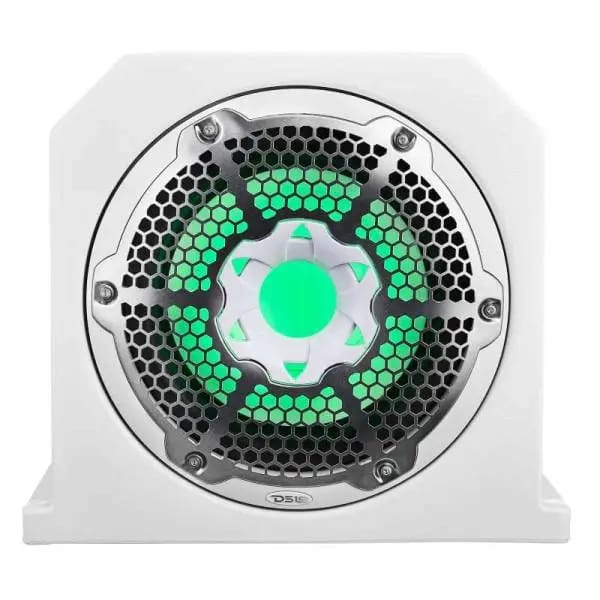 DS18 Subwoofer & Enclosure Dual 10in 350 Watts RMS 4 ohm NXL-10SUB/WH Included White