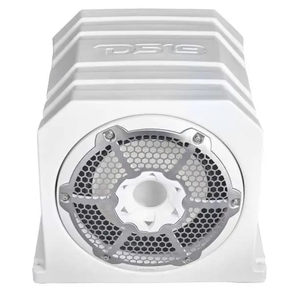 DS18 Subwoofer & Enclosure Dual 10in 350 Watts RMS 4 ohm NXL-10SUB/WH Included White thumbnail 2