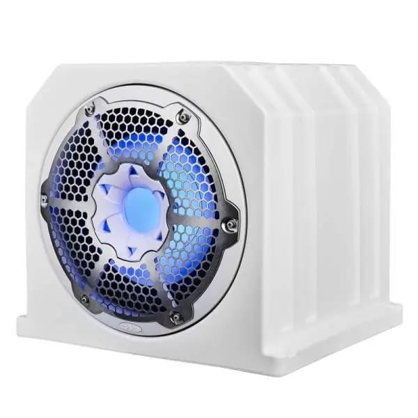 DS18 Subwoofer & Enclosure Dual 10in 350 Watts RMS 4 ohm NXL-10SUB/WH Included White thumbnail 3