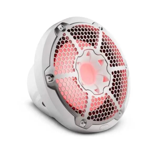 DS18 Subwoofer & Enclosure 10in 300 Watts RMS 4 ohm SVC White thumbnail 2