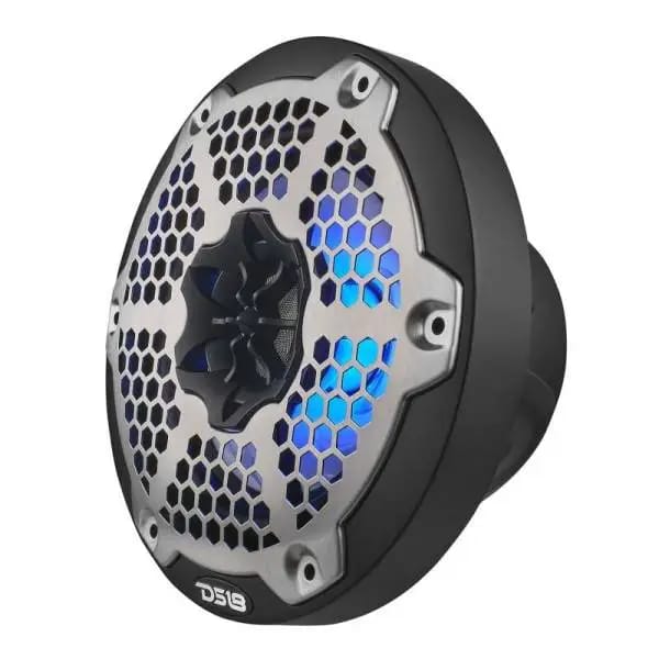 DS18 NXL-M Series Spkr w/ RGB LED Lights 6.5in 2-Way 100 Watts RMS 4 ohm Blk Grill Detached w/ Cover thumbnail 7