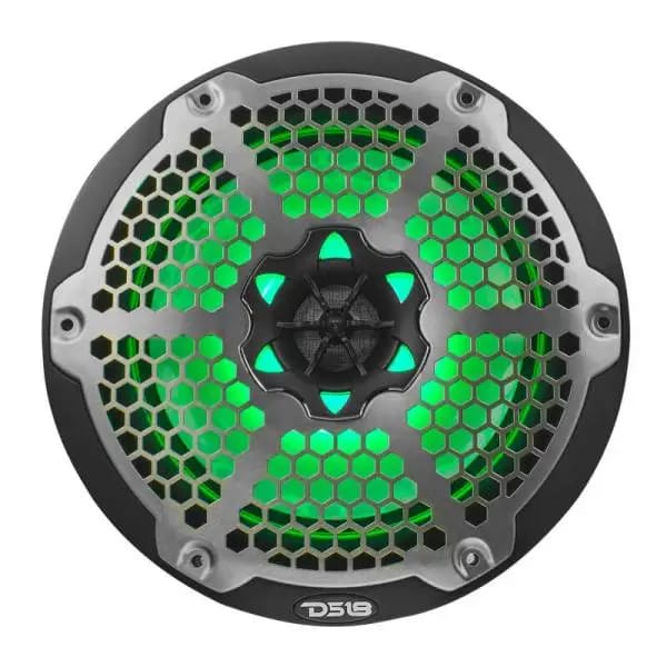 DS18 NXL-M Series Speaker w/ RGB LED Lights 8in 2-Way 125 Watts RMS 4 ohm Black thumbnail 2
