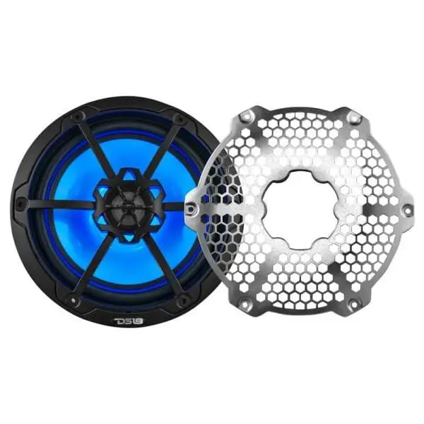 DS18 NXL-M Series Speaker w/ RGB LED Lights 8in 2-Way 125 Watts RMS 4 ohm Black thumbnail 3