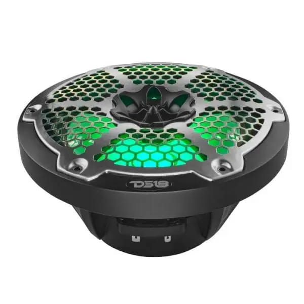 DS18 NXL-M Series Speaker w/ RGB LED Lights 8in 2-Way 125 Watts RMS 4 ohm Black thumbnail 4