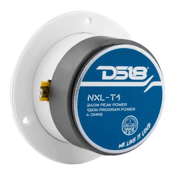 DS18 3.8in 120 Watts RMS 4 ohm 1in Aluminum Vc Super Bullet Tweeter thumbnail 2