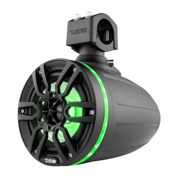DS18 Tower Speakers 6.5in 100 Watts RMS w/ RGB LED Lights Red thumbnail 4