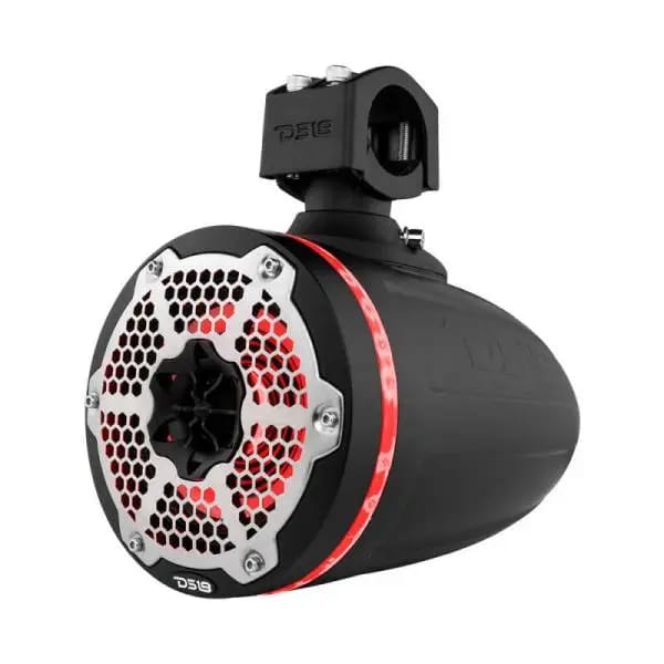 DS18 Tower Speakers 6.5in 1in Driver 150 Watts RMS w/ RGB LED Lights Black thumbnail 3