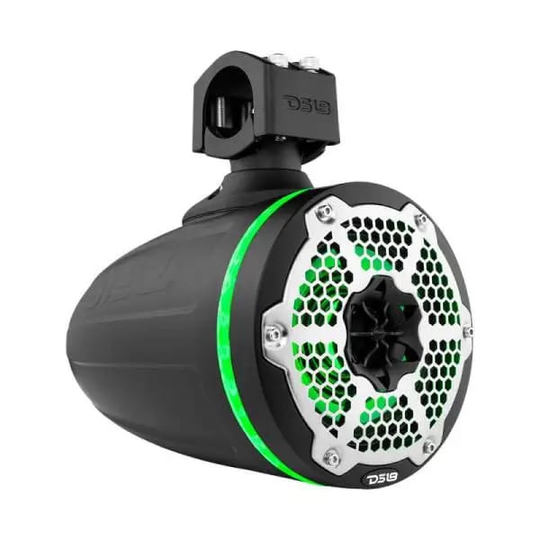 DS18 Tower Speakers 6.5in 1in Driver 150 Watts RMS w/ RGB LED Lights Black thumbnail 4