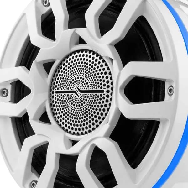 DS18 Compact Pro Towers 8in 250 Watts RMS RGB LED Lights PRO-HY8.4B Included Cover Included White thumbnail 6