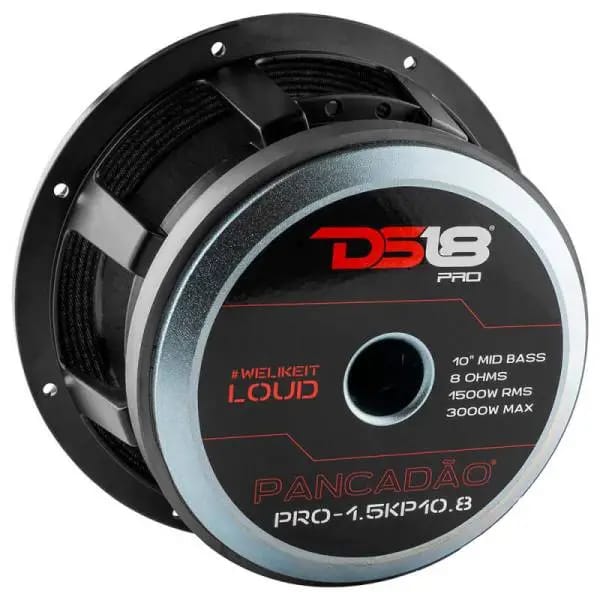 DS18 10in 1000 Watts RMS 8 ohm Mid-Bass Loudspeaker thumbnail 2