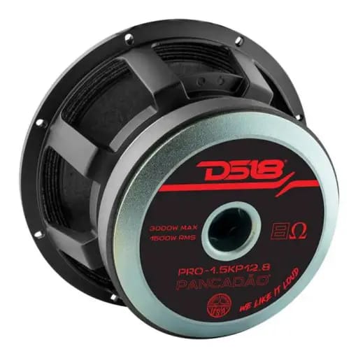 DS18 12in 1500 Watts RMS 8 ohm Mid-Bass Loudspeaker