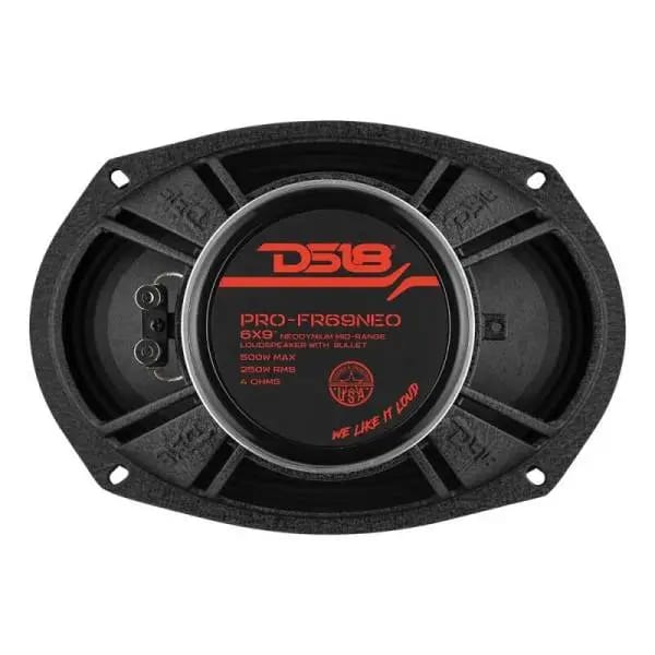 DS18 6x9in 250 Watts RMS 4 ohm Neodymium Full Range Loudspeaker thumbnail 2