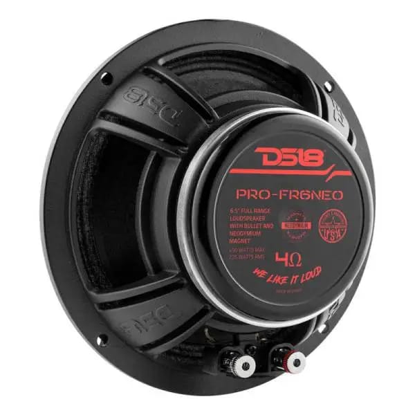 DS18 6.5in 225 Watts RMS 4 ohm Neodymium Full Range Loudspeaker thumbnail 2
