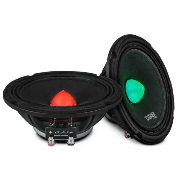 DS18 6.5in 225 Watts RMS 4 ohm Neodymium Full Range Loudspeaker RGB Bullet Loudspeaker thumbnail 6
