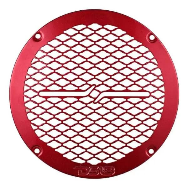 DS18 6.5in Speaker Grill Shallow- Red thumbnail 3
