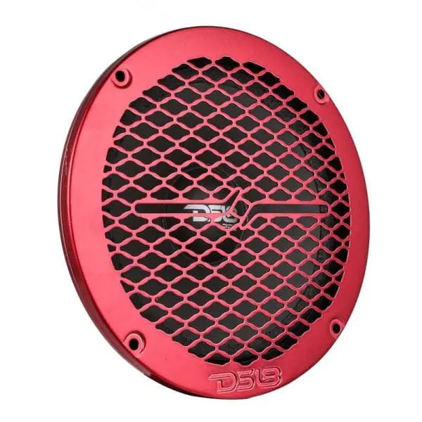 DS18 6.5in Speaker Grill Shallow- Red thumbnail 4