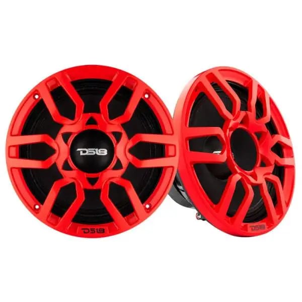 DS18 8in Speaker Grill Pair- Black thumbnail 5