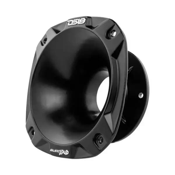 DS18 2in Short Bolt-On Throat Horn 57 Degree 2.6in Depth Black Aluminum thumbnail 4