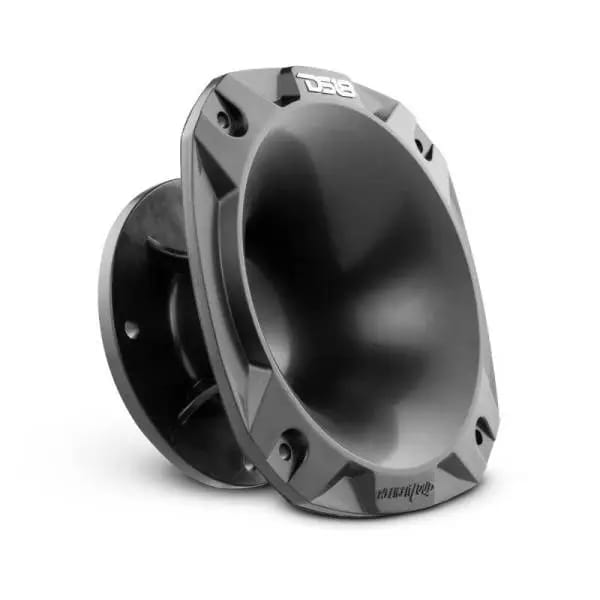 DS18 2in Short Bolt-On Throat Horn 57 Degree 2.6in Depth Black Plastic