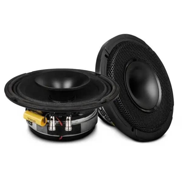 DS18 6.5in 150 Watts RMS 2 ohm Mid-Range Loudspeaker Shallow Grill Included thumbnail 6
