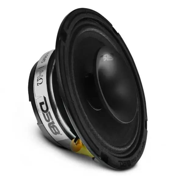 DS18 6.5in 150 Watts RMS 4 ohm Mid-Range Loudspeaker Shallow Grill Included