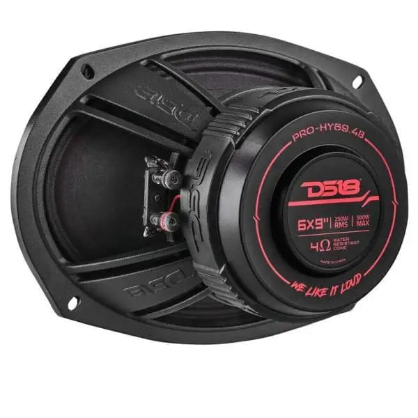 DS18 6x9in 250 Watts RMS 4 ohm Mid-Range Loudspeaker w/ Water Resistant Cone thumbnail 2