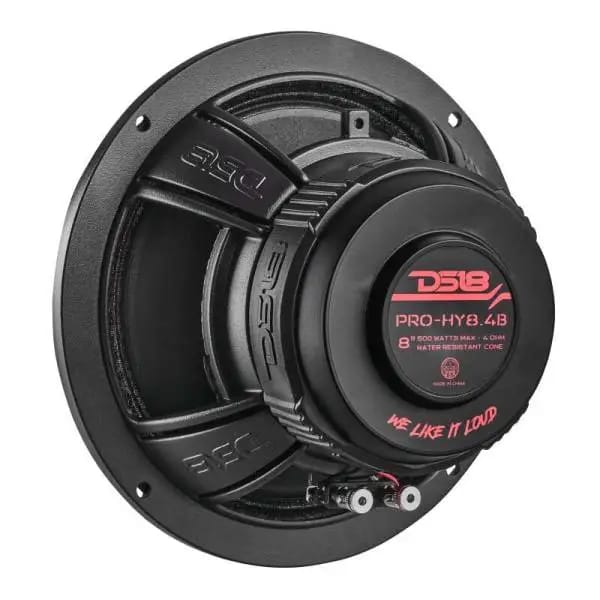 DS18 8in 250 Watts RMS 4 ohm Mid-Range Loudspeaker w/ Water Resistant Cone thumbnail 2
