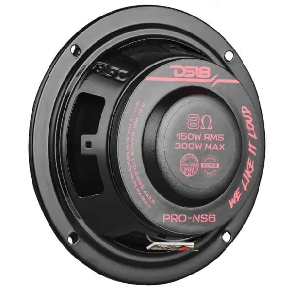 DS18 6.5in 150 Watts RMS 8 ohm Neodymium Shallow Full Range Loudspeaker thumbnail 2
