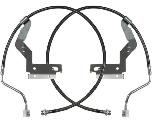 Carli 17-23 Ford F250/350 SD Hardware Braided Brake Lines Leveling Front Only