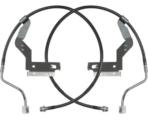 Carli 17-23 Ford F250/350 SD Hardware Braided Brake Lines Leveling Front Only