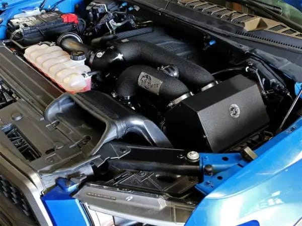 aFe Magnum FORCE Stage-2 Pro 5R Cold Air Intake System 2017 Ford F-150 Raptor V6-3.5L (tt) - Black thumbnail 2
