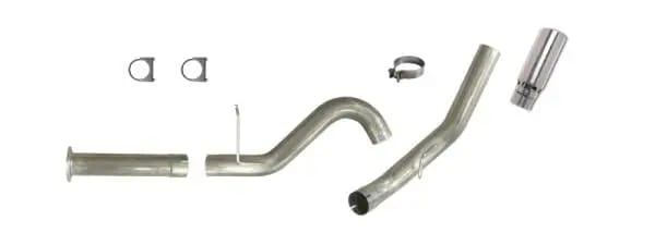 Diamond Eye KIT 4in DPF-BACK Single SS 07.5-10 CHEVY 6 6L 2500/3500 PCKGD BX46X14X14OD EL-PL thumbnail 5