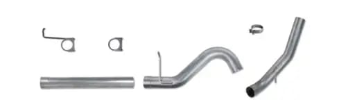 Diamond Eye KIT 4in DPF-BACK Single AL: 11-12 CHEVY 6.6L 2500/350