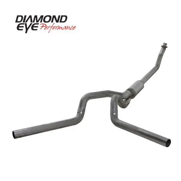 Diamond Eye KIT 4in Turbo Back MFLR RPLCMENT PIPE DUAL SS: 94-02 DODGE CUMMINS 5.9L thumbnail 6