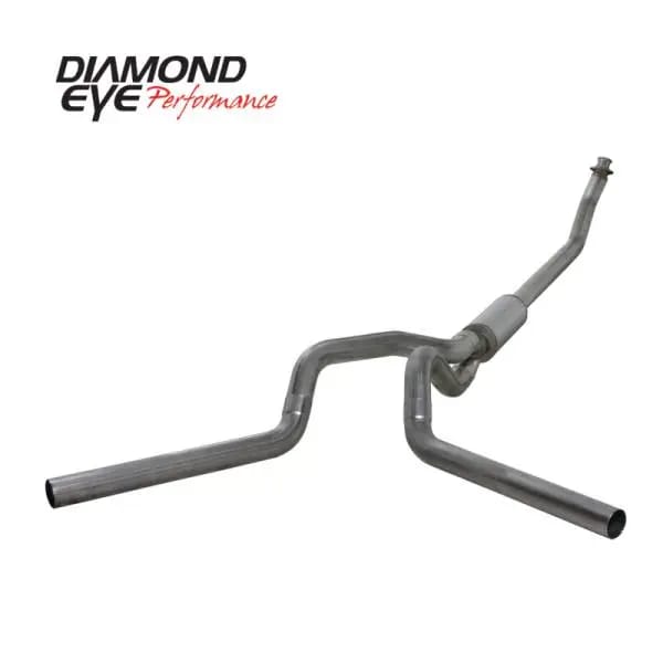 Diamond Eye KIT 4in Turbo Back MFLR RPLCMENT PIPE DUAL SS: 94-02 DODGE CUMMINS 5.9L thumbnail 7